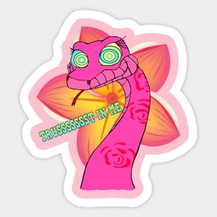 Pink Kaa - Trussssssst In Me (hypnoeyes) Sticker